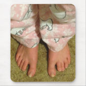 Model A Feet Mousepad Muismat (Voorkant)