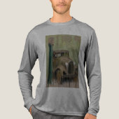 Model A Oldtimer Auto Smelt Tri-Blend Shirt (Voorkant volledig)