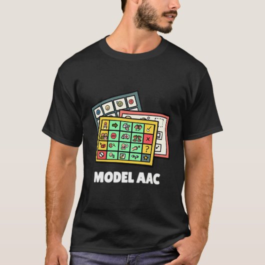 Model AAC Core Board Speech Patholoog Speech Pat T-shirt (Voorkant)