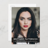 Model Acteur 1 Foto Comp Kaart Briefkaart BLK (Voorkant / Achterkant)