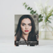 Model Acteur 1 Foto Comp Kaart Briefkaart BLK (Staand voorkant)