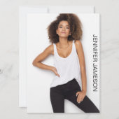 Model Acteur Comp Card | 3 foto's Kaart (Voorkant)