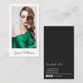 Model Acteurs Fotografie Headshot Visitekaartje (Voorkant / Achterkant)