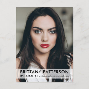 Model Actor 1 Foto Comp Kaart Briefkaart WHT