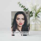 Model Actor 1 Foto Comp Kaart Briefkaart WHT (Staand voorkant)