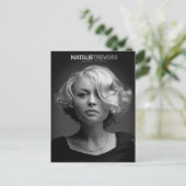 Model Actor 2 met 2 foto's, Sjabloon voor speciale Briefkaart (Staand voorkant)