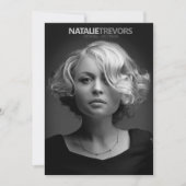 Model Actor 2 Sided 2 Foto 5x7 Comp Zed-kaart Kaart (Voorkant)