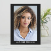 Model Actor 3 Fotoback Comp Zed Kaart 5.5x7.5 Blu (Staand voorkant)