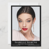 Model Actor 4 Foto 5.5x7.5 Comp Kaart Sjabloon (Voorkant)