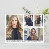 Model Actor 4 Foto Comp Kaart - Whore Front (Staand voorkant)