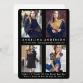 Model Actor 4 Fotocomp Kaart Blk R (Voorkant / Achterkant)