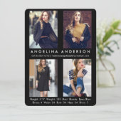 Model Actor 4 Fotocomp Kaart Blk R (Staand voorkant)