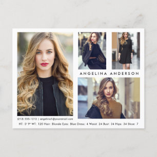 Model Actor 4-fotocompacte kaart - Whart-Briefkaar