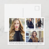 Model Actor 4-fotocompacte kaart - Whart-Briefkaar (Voorkant / Achterkant)