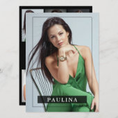 Model Actor 5.5x7.5 Pro Comp/Zed Kaart 7 Foto (Voorkant / Achterkant)