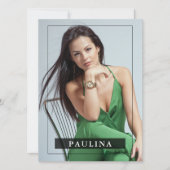 Model Actor 5.5x7.5 Pro Comp/Zed Kaart 7 Foto (Voorkant)