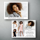 Model Actor 5 Foto Tweezijdige Comp Kaart Sjabloon