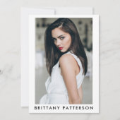 Model Actor 5x7 Comp Kaart 4 Foto terug WAT (Voorkant)