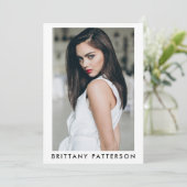 Model Actor 5x7 Comp Kaart 4 Foto terug WAT (Staand voorkant)