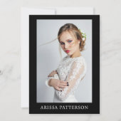 Model Actor 5x7 Comp SED Kaart QR 4 Foto 2 Sided (Voorkant)