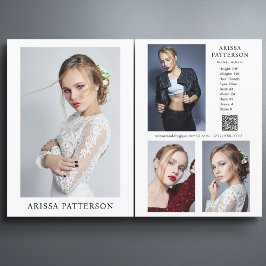 Model Actor 5x7 Comp SED Kaart QR 4 Foto 2 Sided