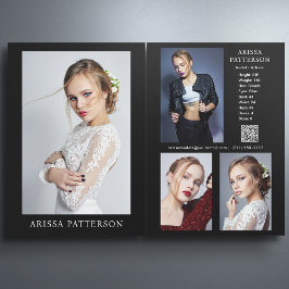 Model Actor 5x7 Comp SED Kaart QR 4 Foto 2 Sided