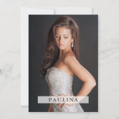 Model Actor 5x7 Comp Zed Card 7 Foto 2 Sided Kaart (Voorkant)