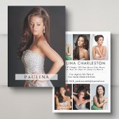 Model Actor 5x7 Comp Zed Card 7 Foto 2 Sided Kaart