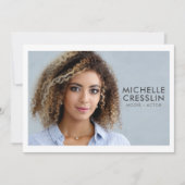 Model Actor 5x7 Comp Zed Kaart 3 Foto terug (Voorkant)