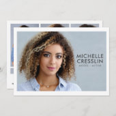 Model Actor 5x7 Comp Zed Kaart 3 Foto terug (Voorkant / Achterkant)