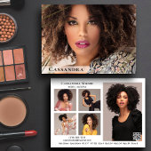 Model Actor 6 Foto Tweezijdige Comp Kaart Sjabloon