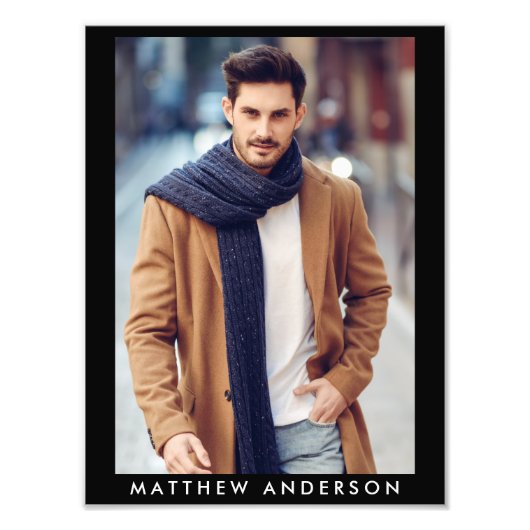 Model Actor 9 x 12 Fotoportfolio Afdruk B (Voorkant)