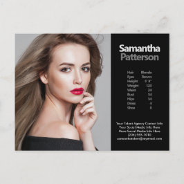 Model Actor Comp Briefkaart 1 Fotosjabloon