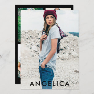 Model Actor Comp Kaart - 3 Foto achterzijde - zwar