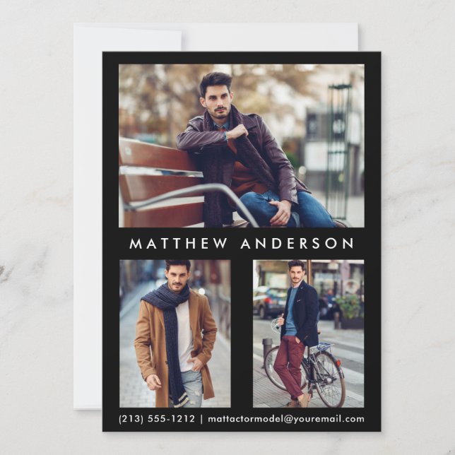 Model Actor Comp Kaart 3 Foto: zwart vooraan (Voorkant)