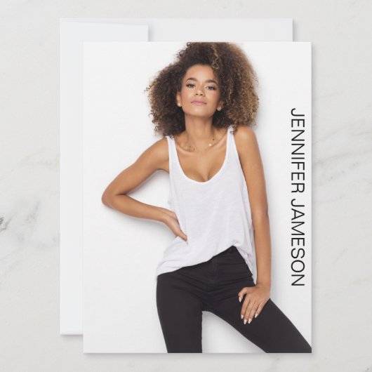 Model Actor Comp Kaart | 3 foto's (Voorkant)