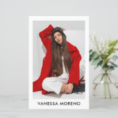 Model Actor Comp Kaart 4 Foto 2 Zijde Witte Flyer (Staand voorkant)