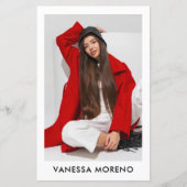 Model Actor Comp Kaart 4 Foto 2 Zijde Witte Flyer (Voorkant)