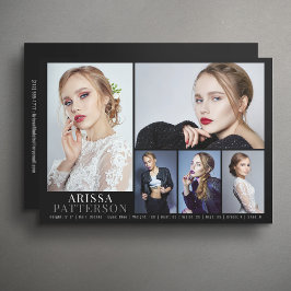 Model Actor Comp Kaart 6 Foto 5x7