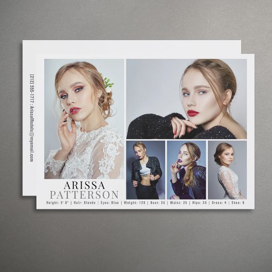 Model Actor Comp Kaart 6 Foto 5x7