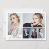 Model Actor Comp Kaart 6 Foto 5x7 (Voorkant)