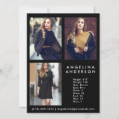 Model Actor Comp Kaart Blk - 3 Foto achterzijde W (Achterkant)