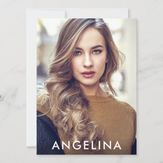 Model Actor Comp Kaart Blk - 3 Foto achterzijde W (Voorkant)