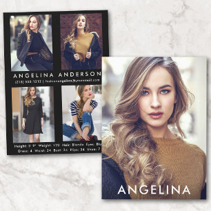 Model Actor Comp Kaart Blk W-4 Foto terug