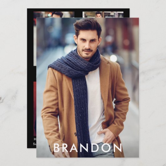 Model Actor Comp Kaart Name Wh- 4 Foto Back (Voorkant / Achterkant)