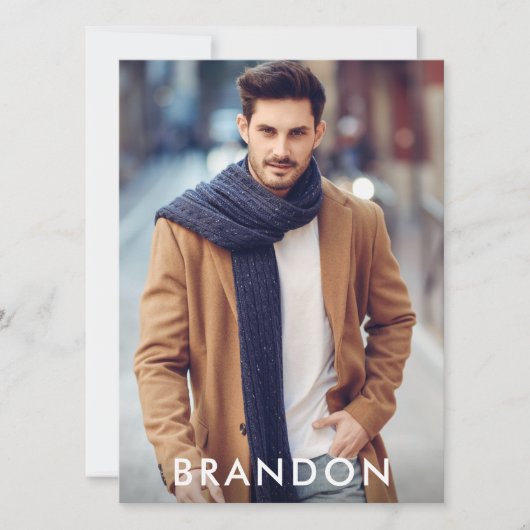 Model Actor Comp Kaart Name Wh- 4 Foto Back (Voorkant)