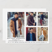 Model Actor Comp Kaart White - 5 foto's (Voorkant / Achterkant)