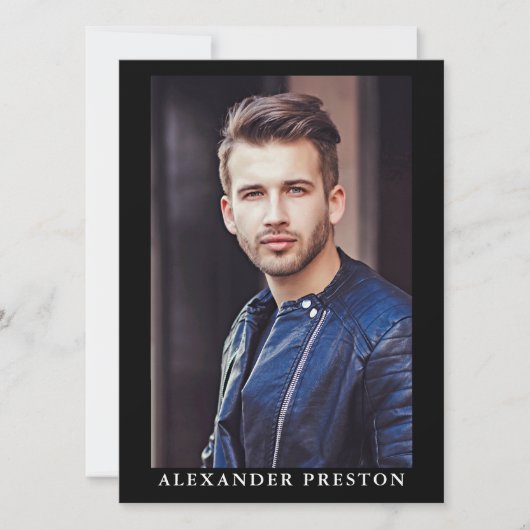 Model Actor Comp Kaart Zed Kaart 7 Foto 5.5x7.5 (Voorkant)