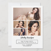 Model Actor Comp Kaart. Zed kaart. Zaadkaart Kaart (Achterkant)