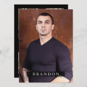 Model Actor Comp Zed Kaart 5 Foto 5.5x7.5 Pro (Voorkant / Achterkant)